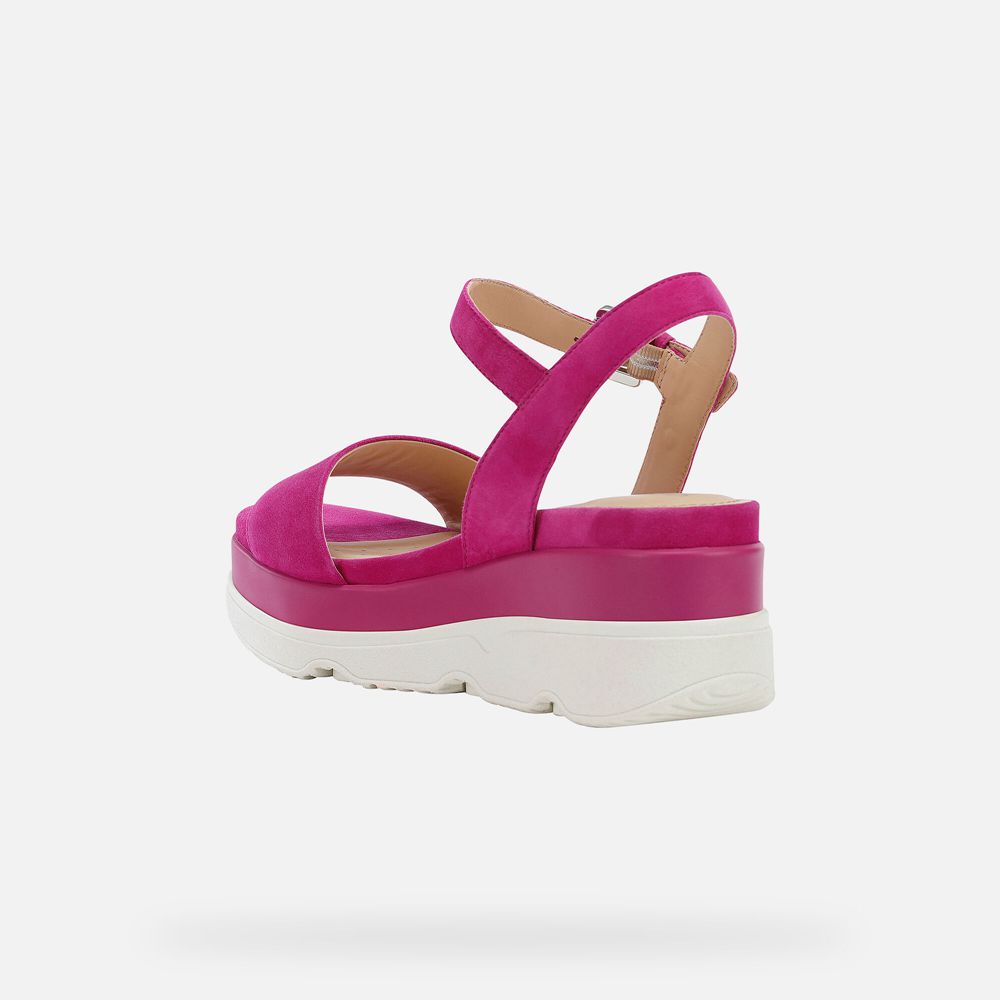 Sandalias Geox Senhora Rosa - Gardenia - FAGUJ7012